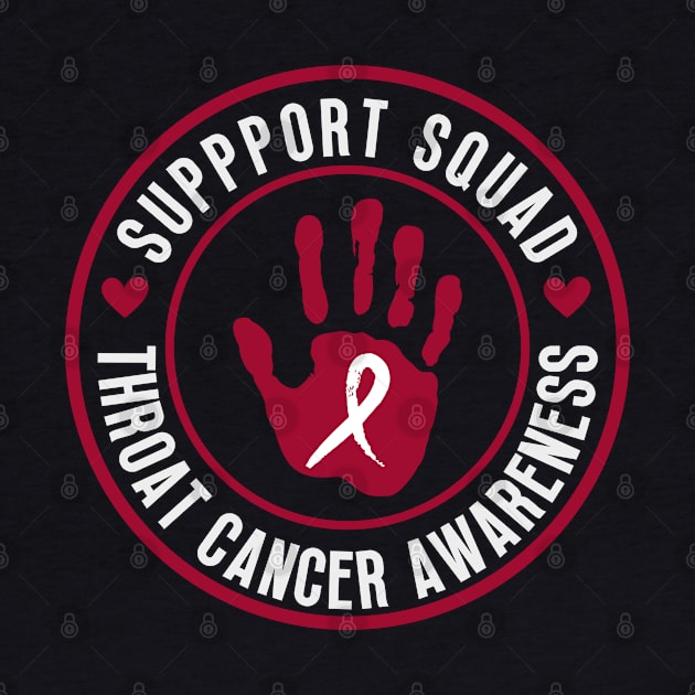 Support Squad Throat Cancer Awareness by oneduystore